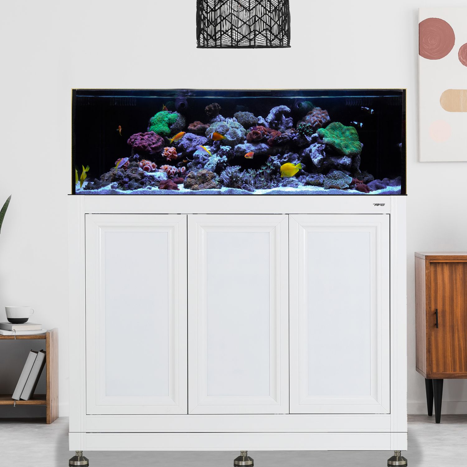 SR Pro 2 | 80 AIO Aquarium w/ APS Stand - White - BLEMISHED TANK