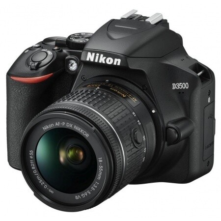 Cámara Nikon D3500 24MP, Lente VR 18-55mm
