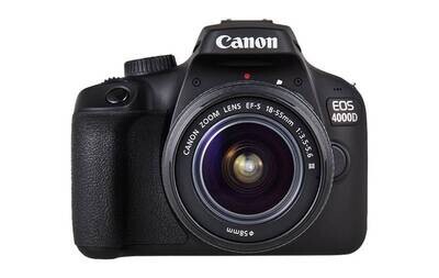 Cámara Canon EOS 4000D lente 18-55mm WiFi