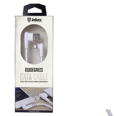 Cable Inkax iphone 2.1A 90° CK-48-IP