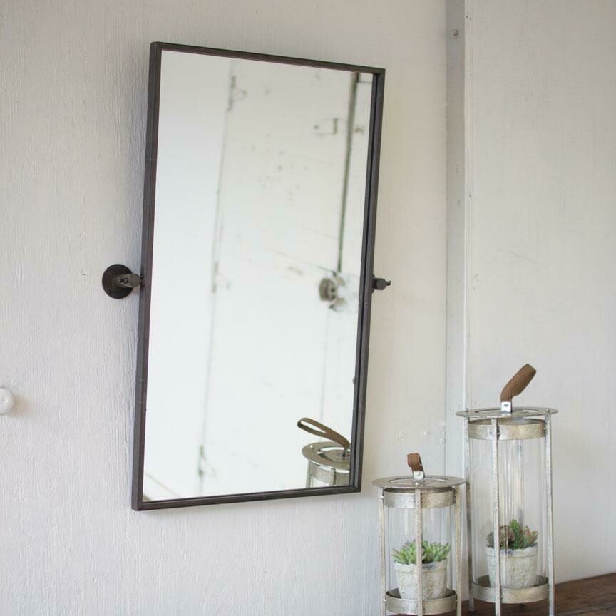 Adjustable Metal Wall Mirror