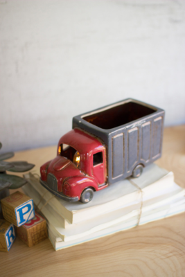 Ceramic Cargo Truck Night Light