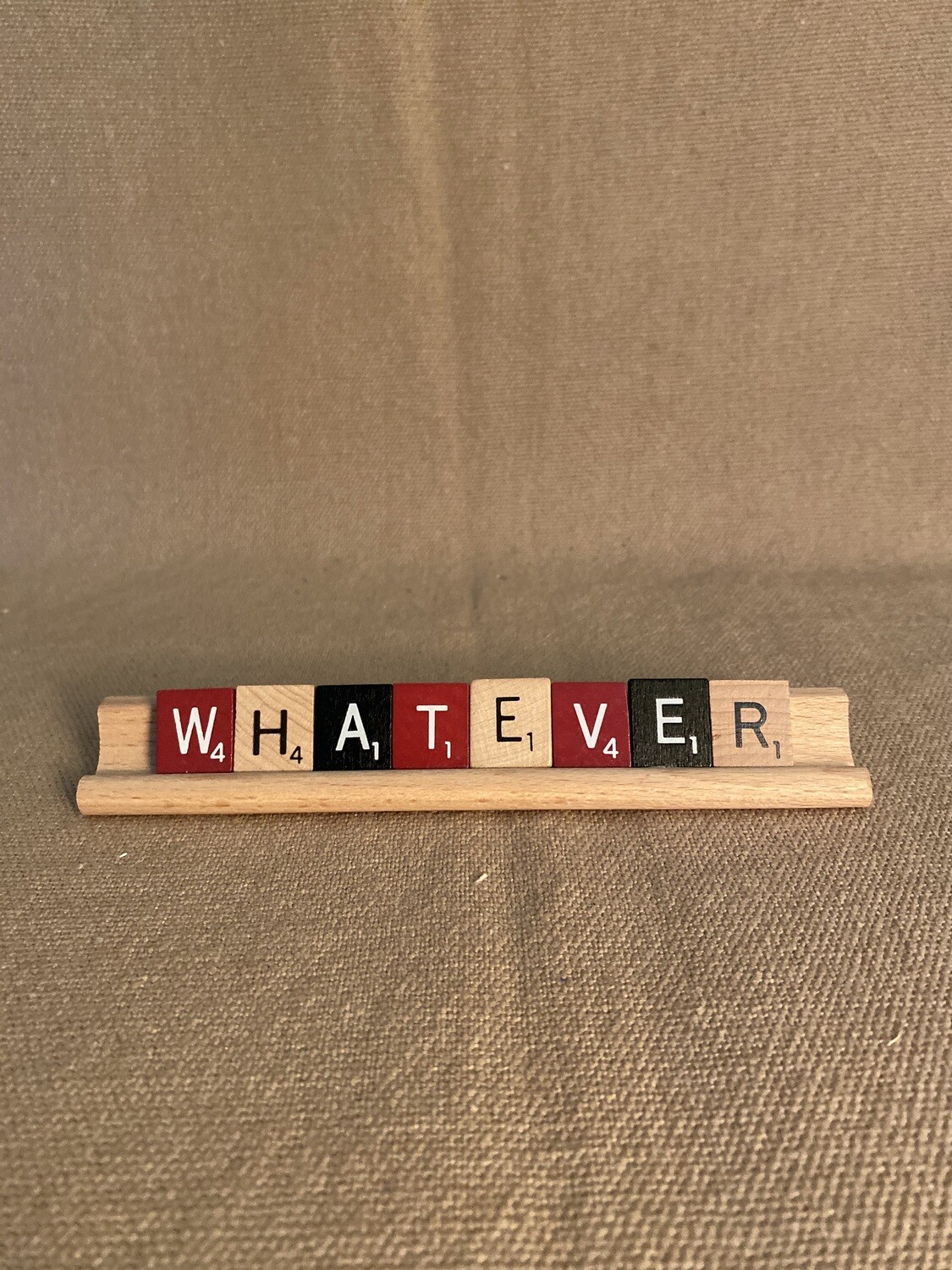 Whatever 2 Large Scrabble Tray 7&quot;L x 0.75&quot;H