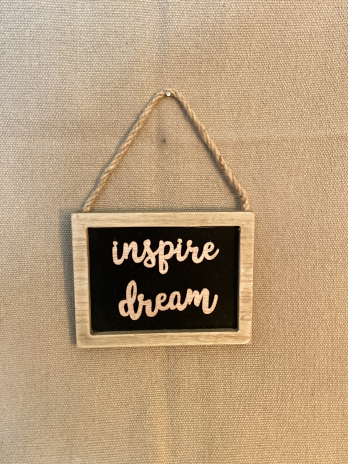 Inspire/Dream Framed Wall Plaque 5&quot;L x 4&quot;H