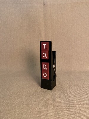 Red &quot;To Do&quot; Medium Clothes Pin 1.25&quot;L x 4.75&quot;H