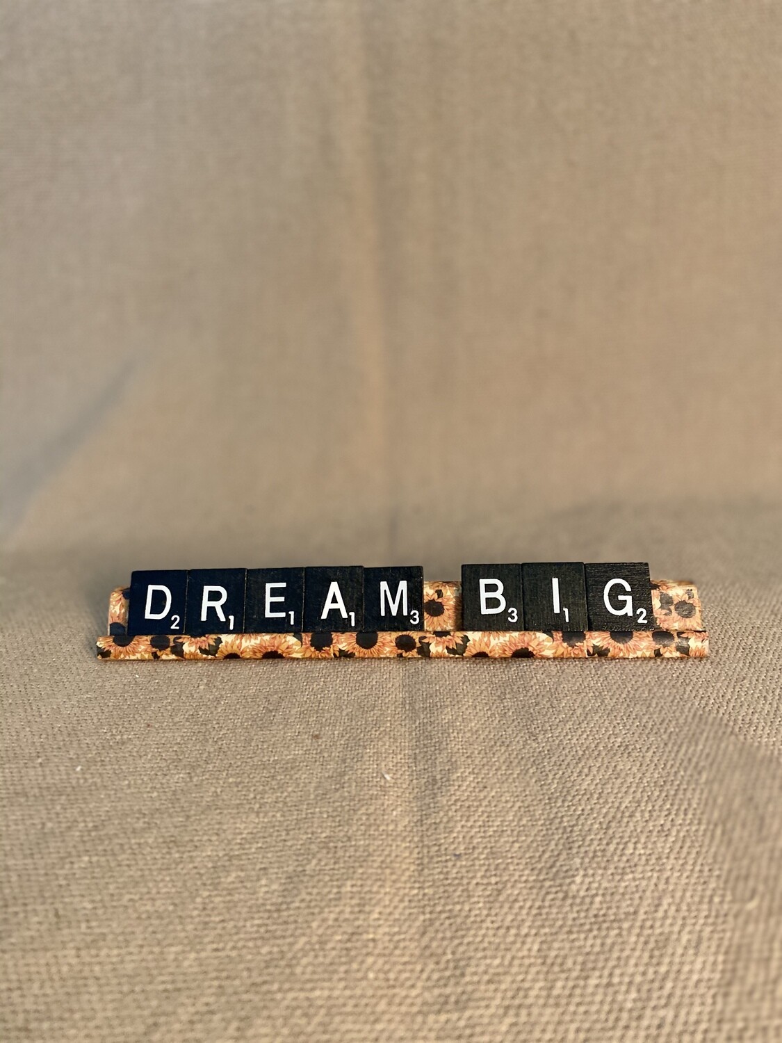 Dream Big Lg. Decorative Scrabble Tray 7&quot;L x 0.75&quot;H
