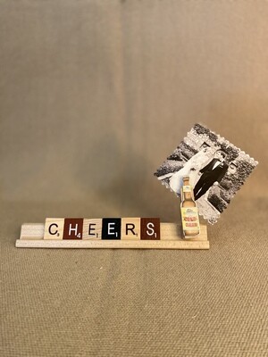 Cheers Lg. Decorative Scrabble Tray 7"L x 0.75"H