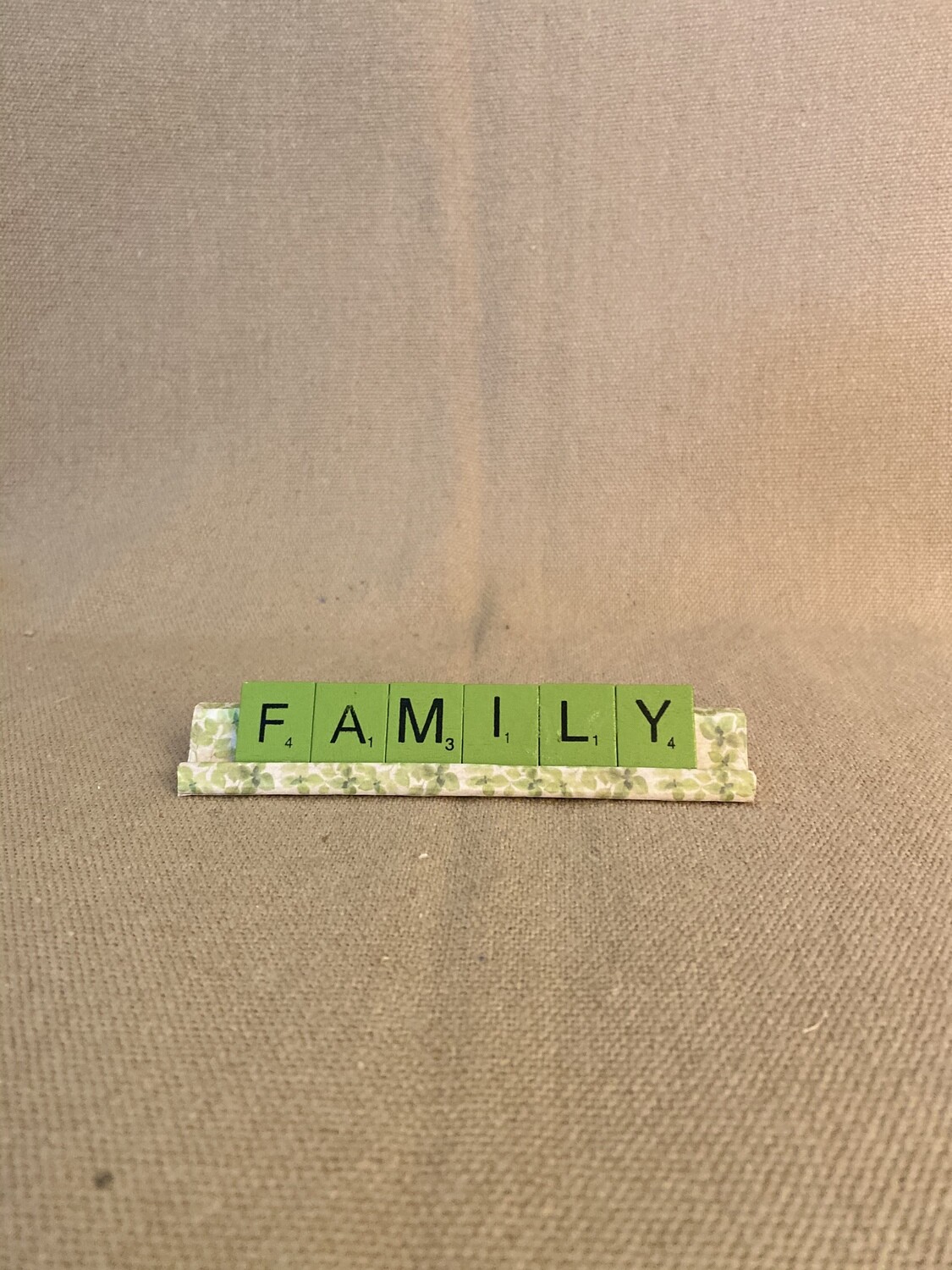 Family Medium Decorative Scrabble Tray 5.25&quot;L x 1&quot;H