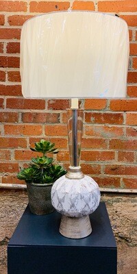 Grey Table Lamp - 30&quot; Tall