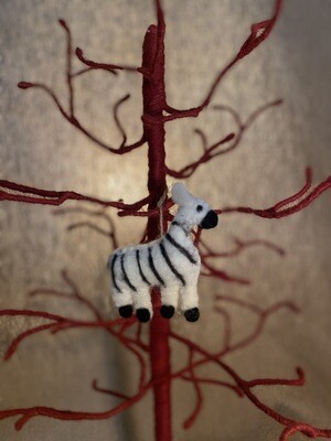 O2 Felt Ornament - Zebra O2 Felt Ornament - Zebra