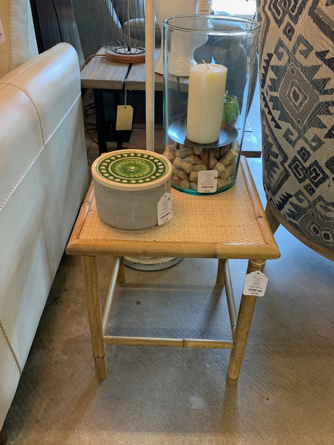 Square Nesting Bamboo Table - Med