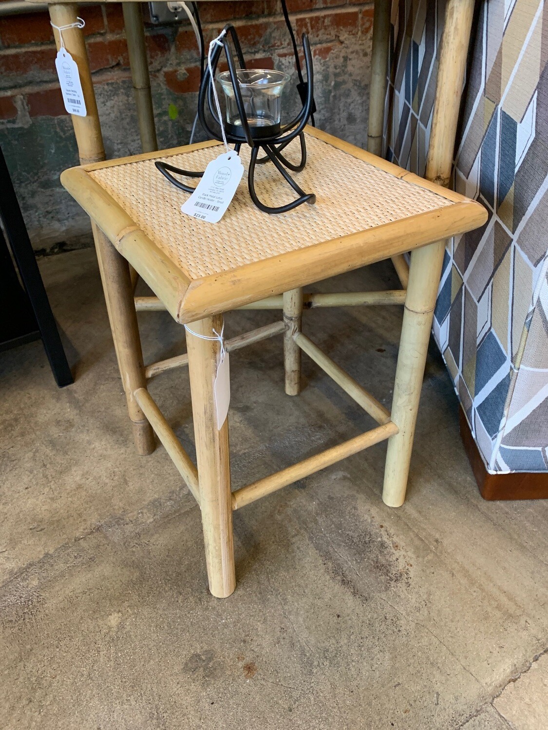 Square Nesting Bamboo Table - Sm