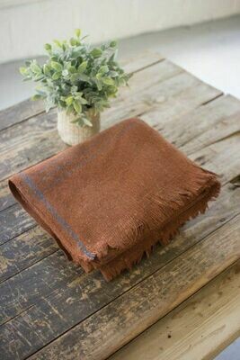 Wool Blanket-Rust