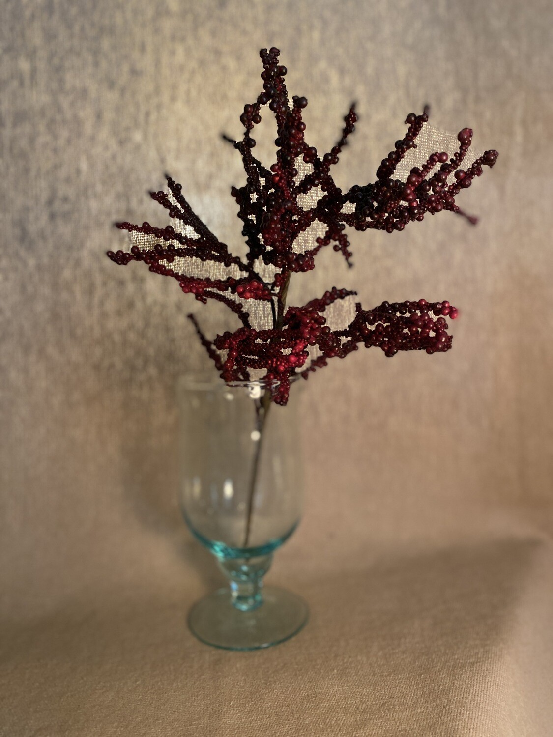 Artificial Berry Spray - Red