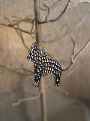 Hand Hammered Silver Animal Hand Hammered Silver Animal
