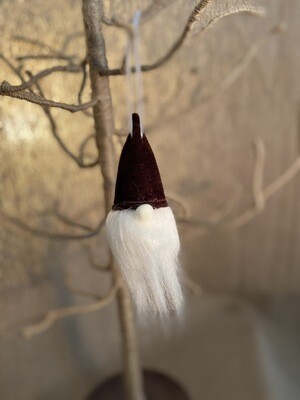 Brown Hat Gnome Ornament