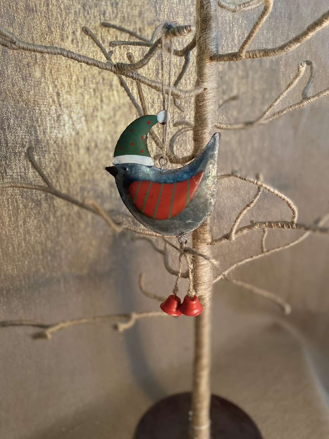 Gal. Tin Bird Ornament