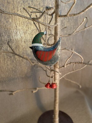 Gal. Tin Bird Ornament