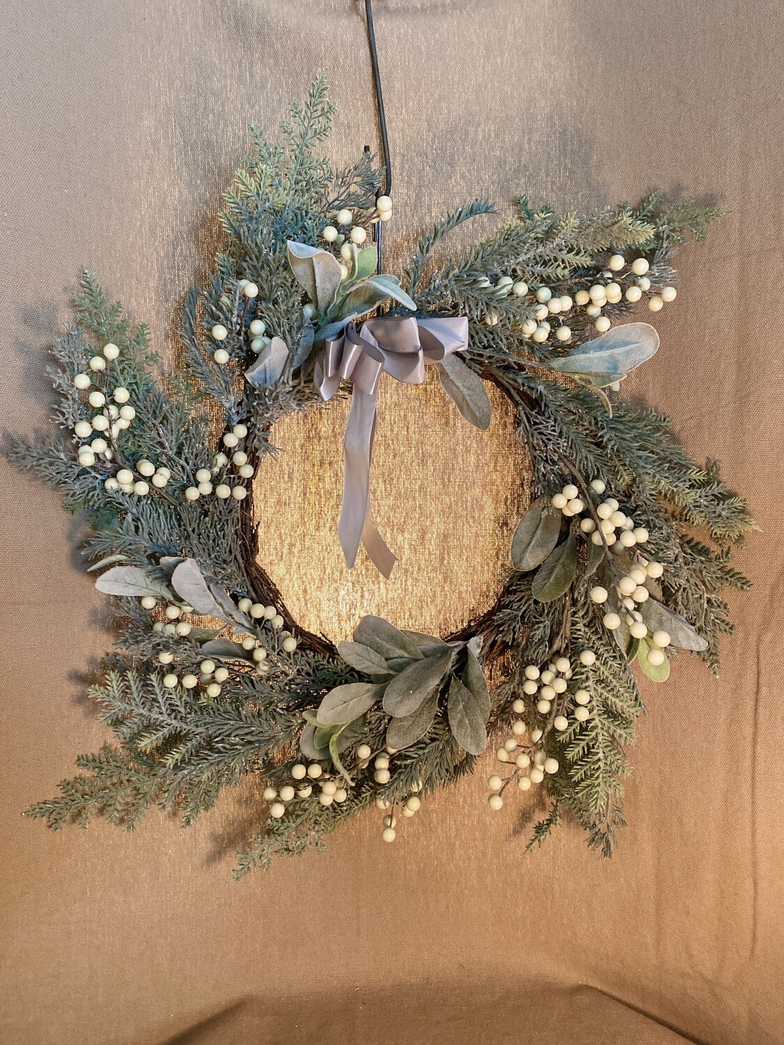 Winter Leaves with Berry Wreath Winter Leaves with Berry Wreath