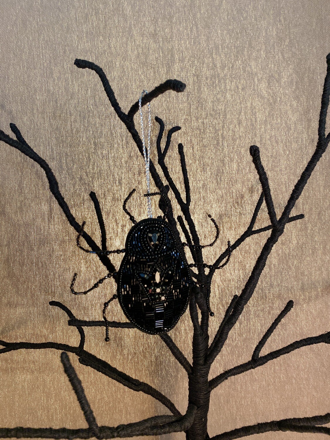 Black Bead Insect Ornament Black Bead Insect Ornament