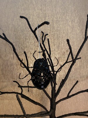 Black Bead Insect Ornament Black Bead Insect Ornament