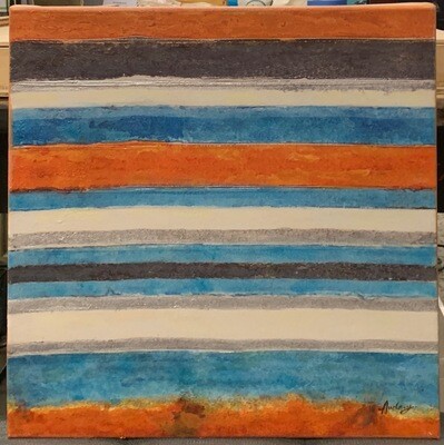 Striped Oil Painting IV