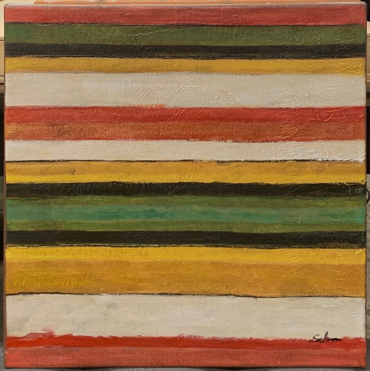 Striped Oil Painting I