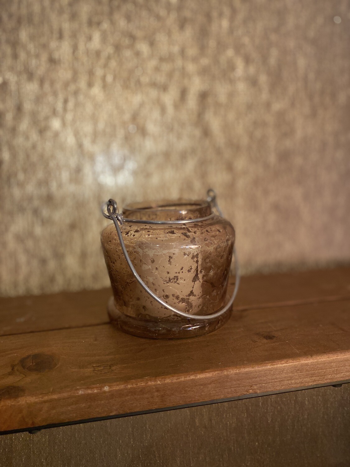 Brown Luna Hanging Tealight Holder
