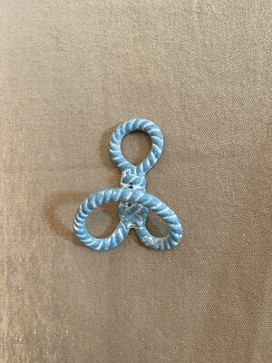 Nautical Knot Hook, Turquoise