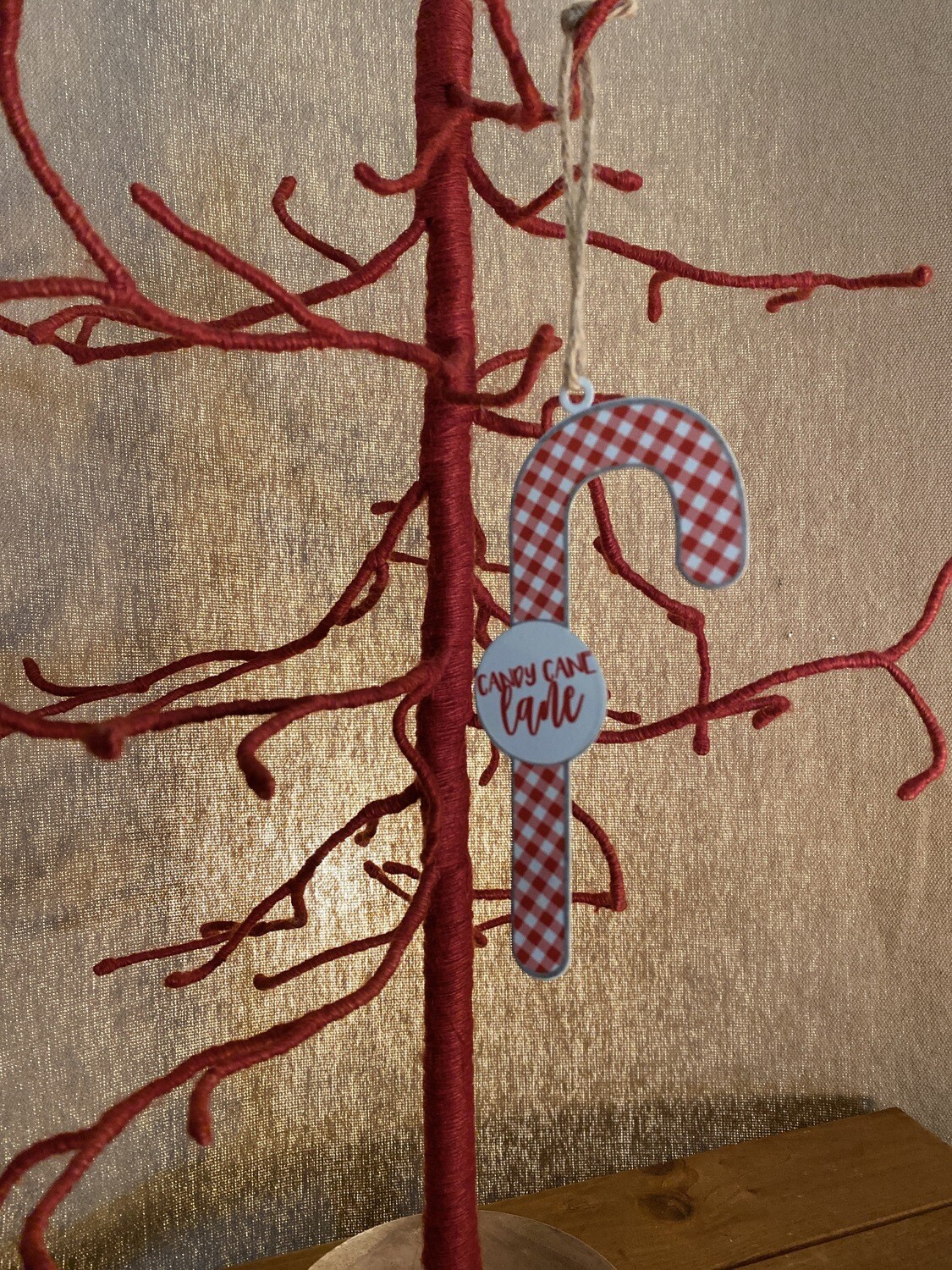 Metal Candy Cane - Candy Cane Lane Metal Candy Cane - Candy Cane Lane