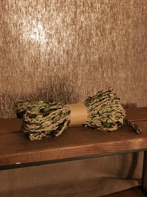 Woven Rope with Artificial Leaves