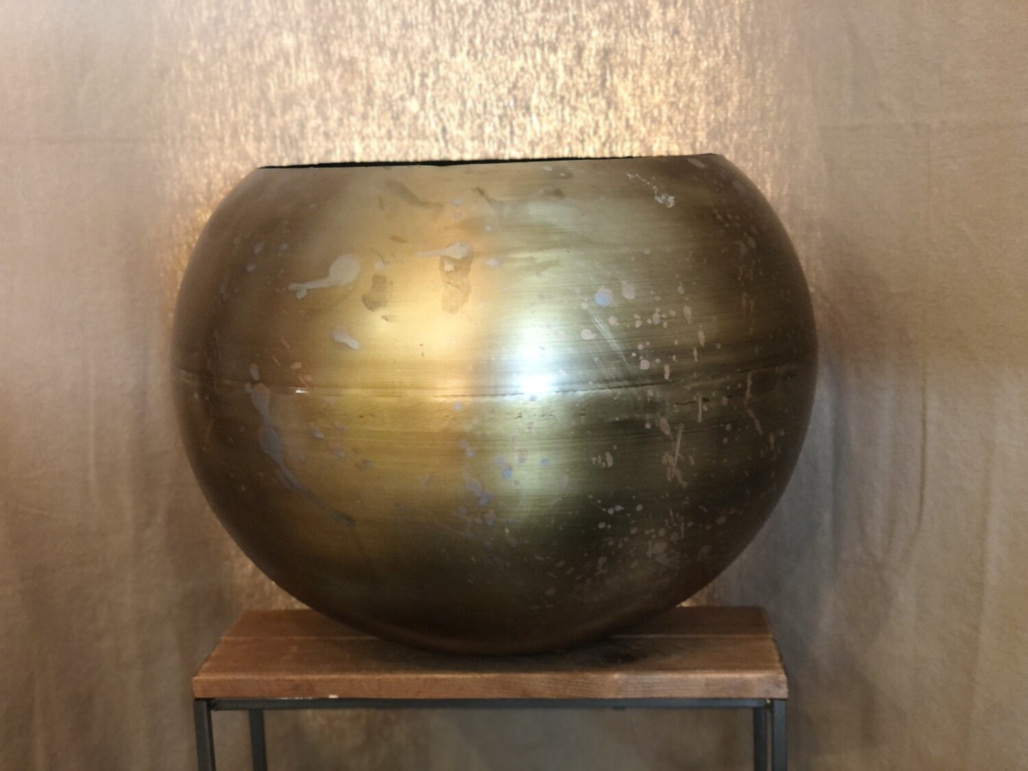 Antique Brass Planter