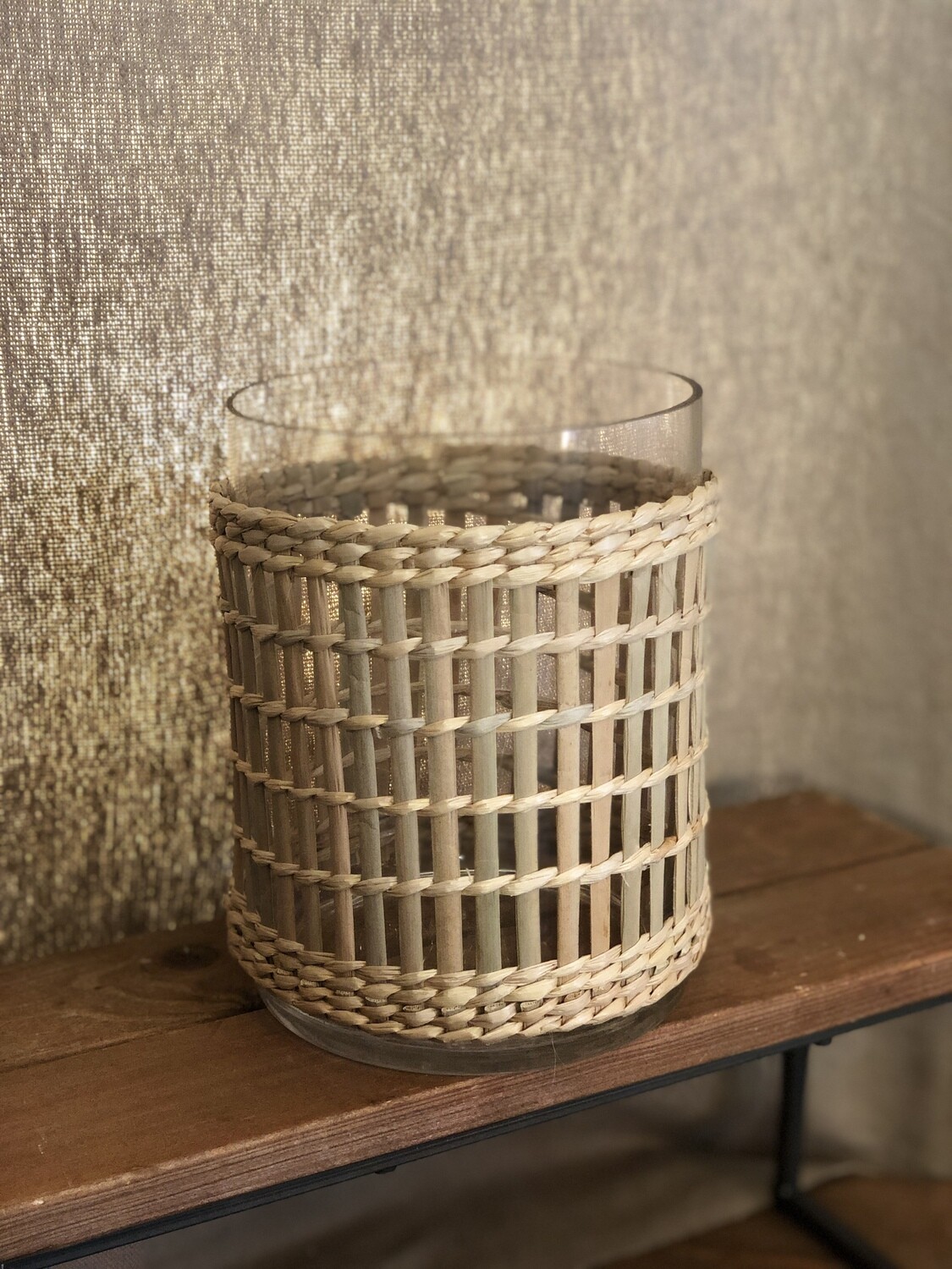 Wicker Wrap Lantern - Natural