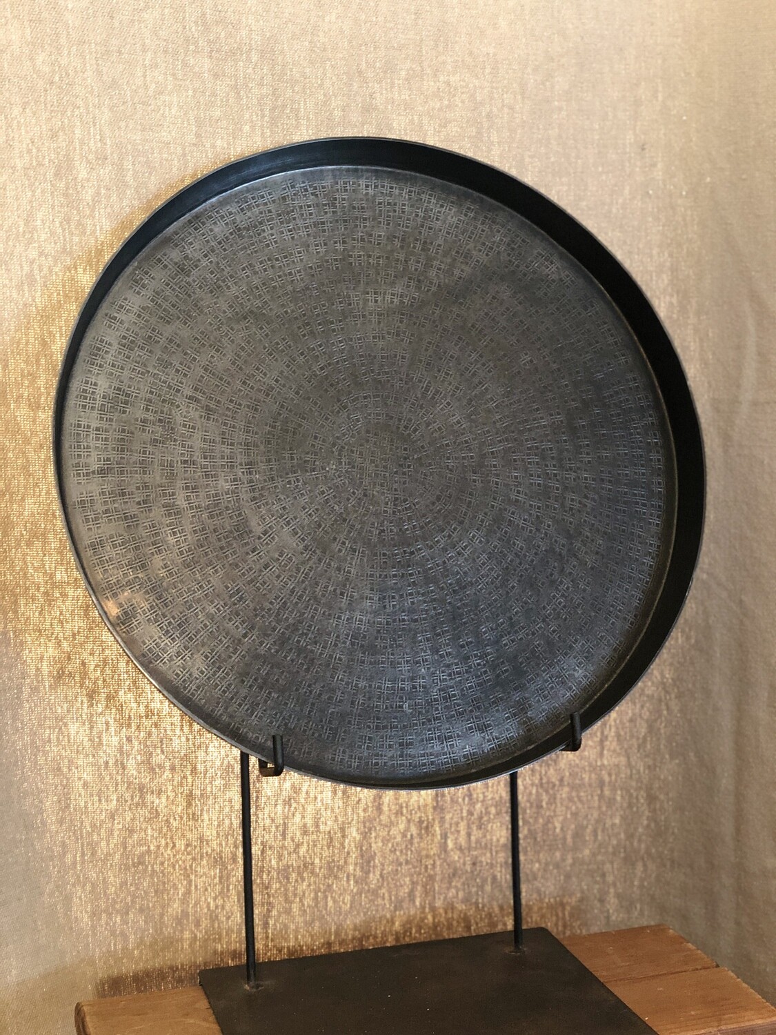 Debossed Metal Serving Tray