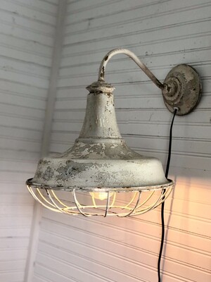 Wall Sconce Lamp w/Cage 14&quot;x 18&quot; x 16&quot;t