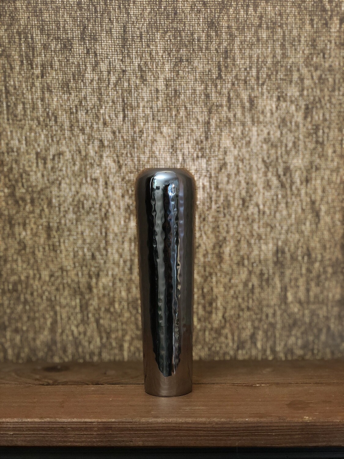 Silver Hammered Mini Vase III Silver Hammered Mini Vase III