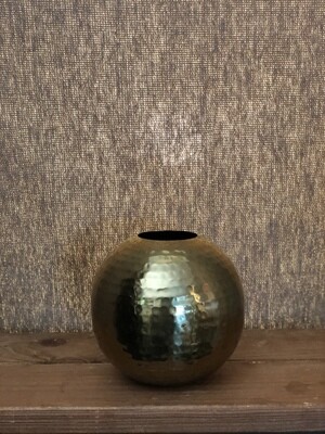 Gold Hammered Mini Vase I