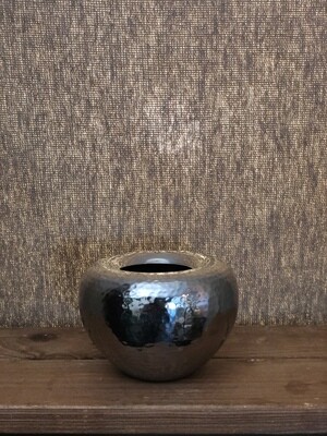 Silver Hammered Mini Vase II