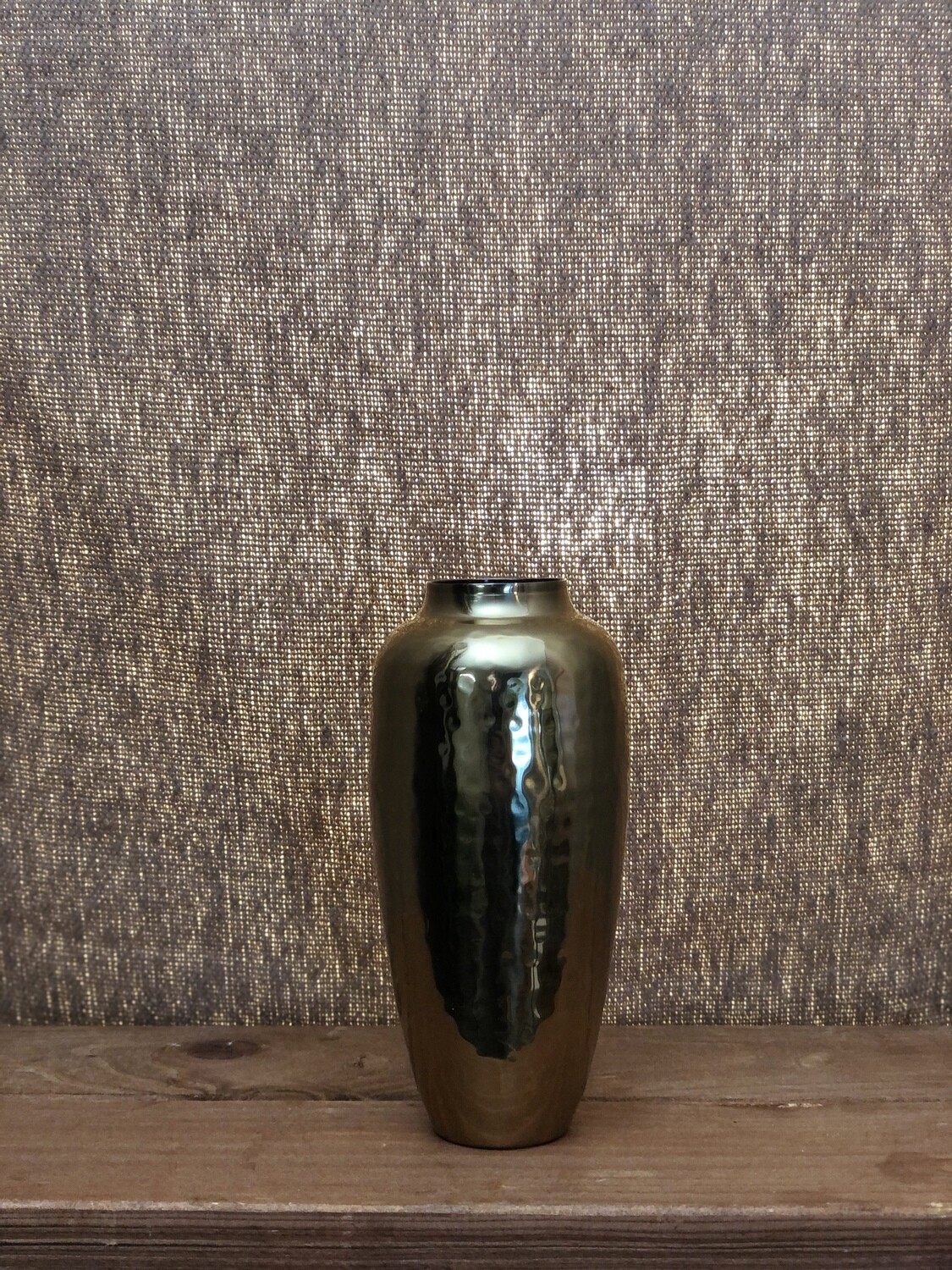 Gold Hammered Mini Vase VI Gold Hammered Mini Vase VI