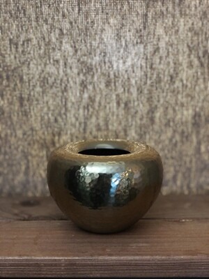 Gold Hammered Mini Vase II