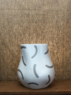 Ven Dome Vase Off White/Taupe - Sm