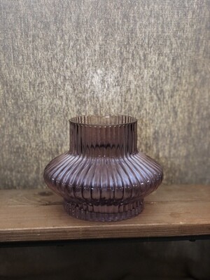 Glass Vase Purple 5&quot;