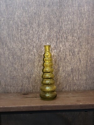 7" Rippled Bud Vase Yellow 7" Rippled Bud Vase Yellow