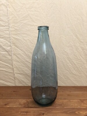 Blue Recycled Glass Vase 16&quot;