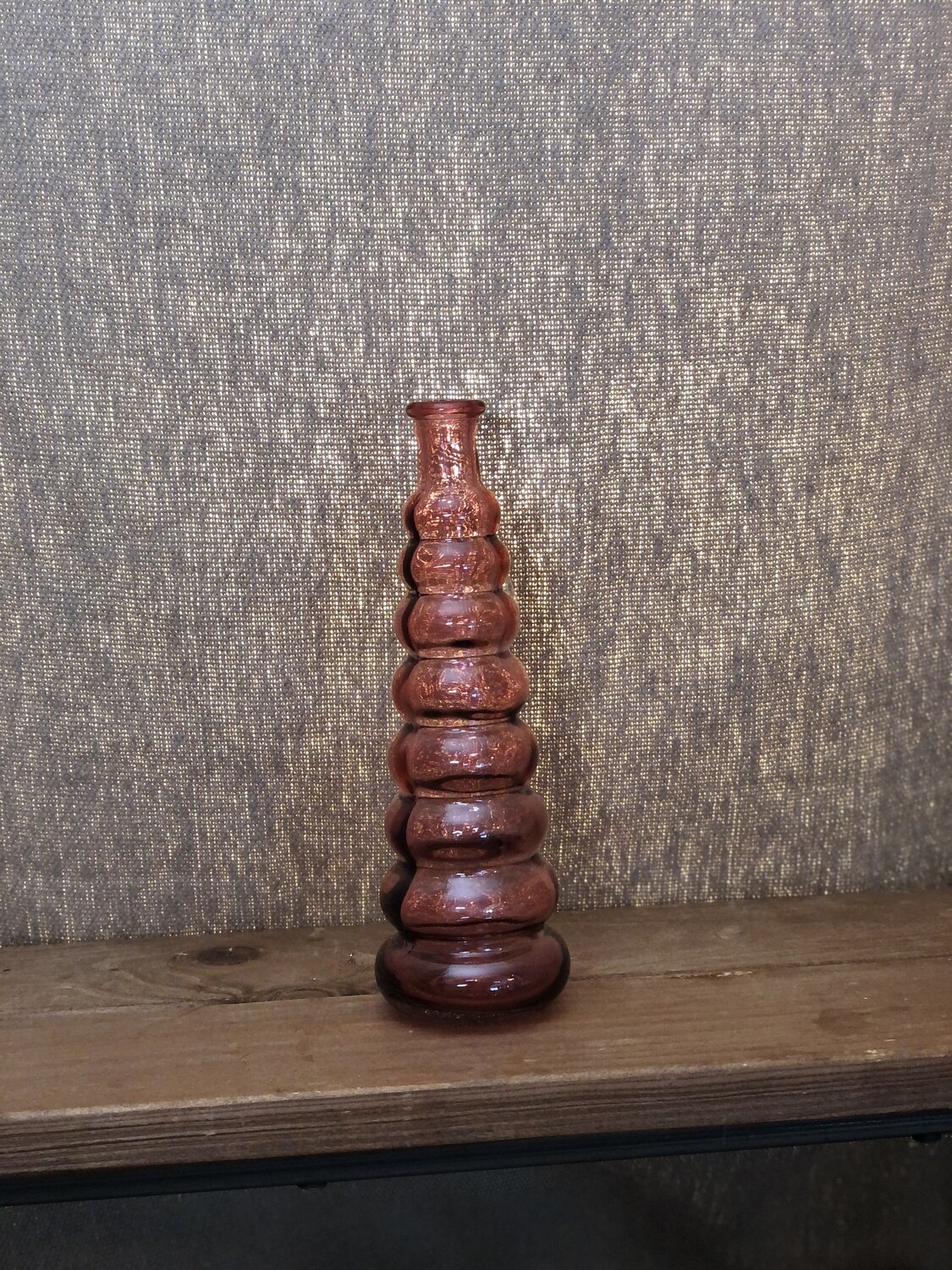 7" Rippled Bud Vase Pink 7" Rippled Bud Vase Pink