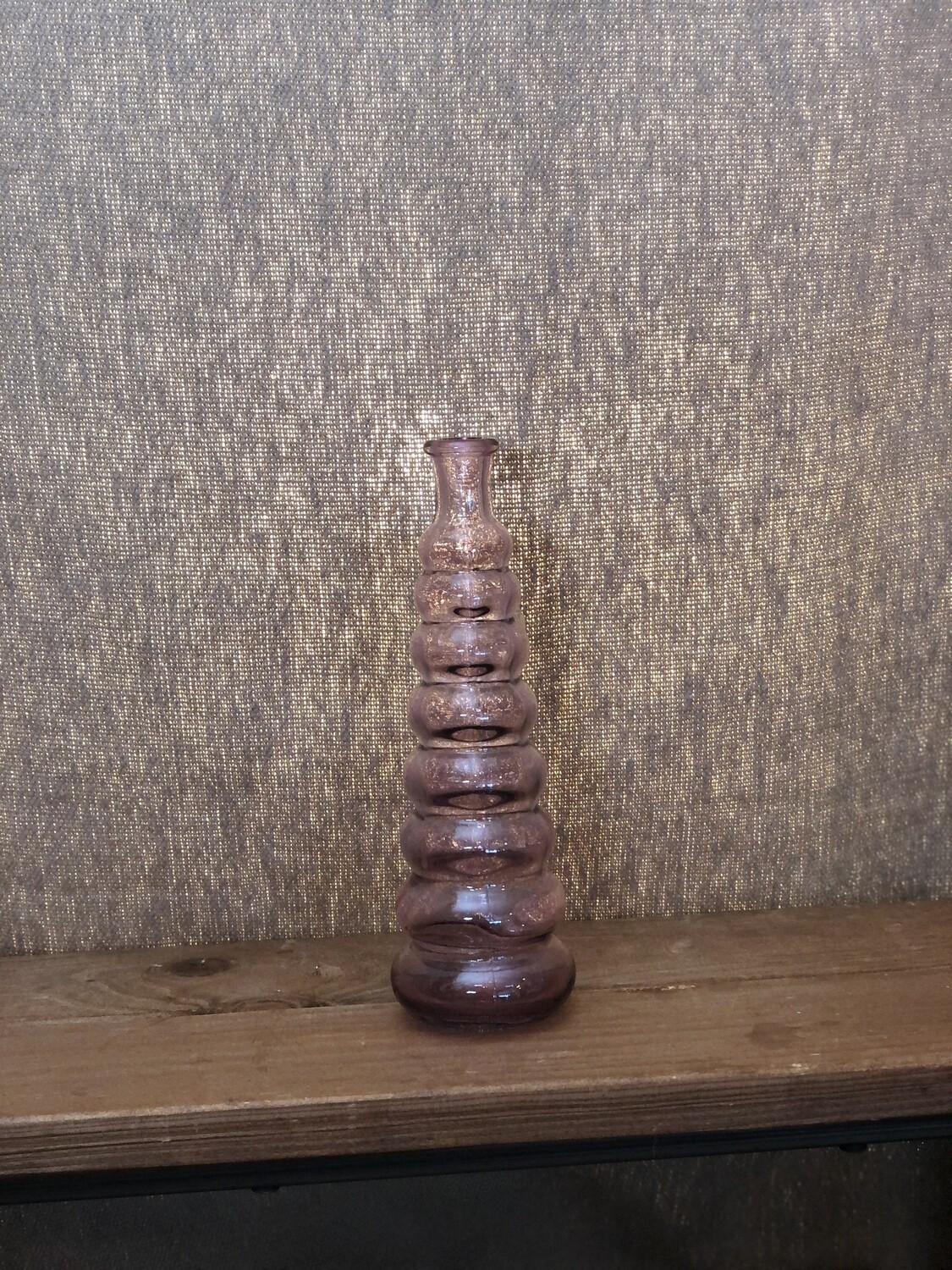 7&quot; Rippled Bud Vase Purple