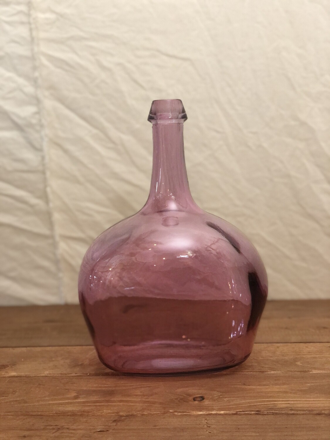 Soft Pink Glass Vase 10.5&quot;