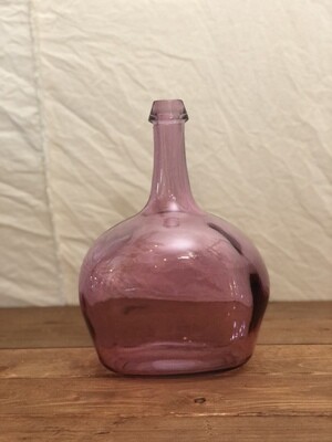 Soft Pink Glass Vase 10.5&quot;
