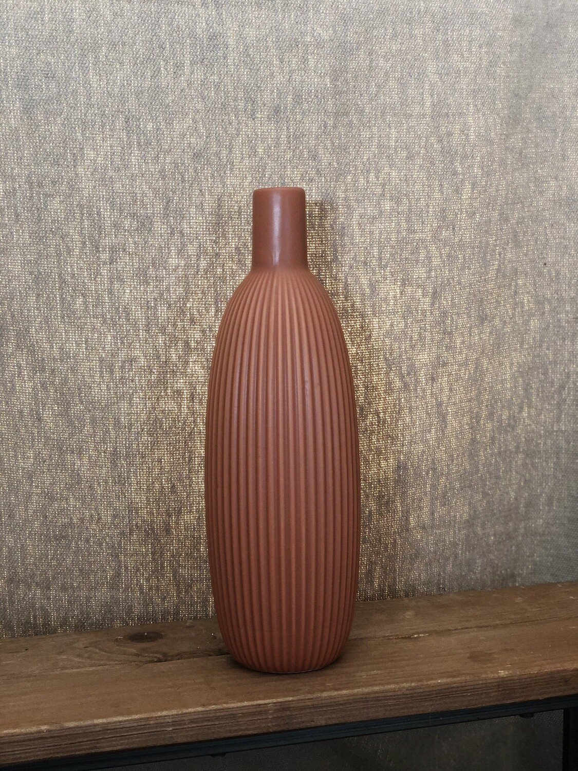 Porcelain Vase Burnt Orange Tall Porcelain Vase Burnt Orange Tall