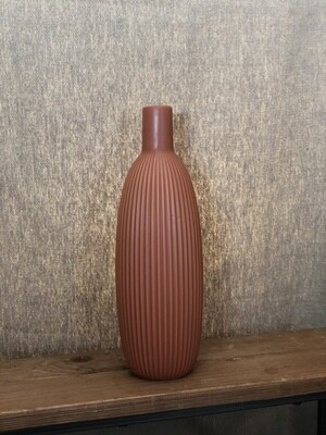 Porcelain Vase Burnt Orange Tall Porcelain Vase Burnt Orange Tall